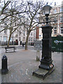 TQ3081 : Victorian Water Pump - Queen Square, WC1 by Mr Ignavy