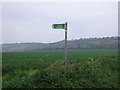 TQ6761 : Footpath sign near Stangate Road by PAUL FARMER