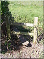 TM3459 : Stile of the footpath to Botany Lane by Geographer