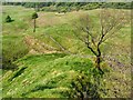 NS4376 : View down a ridge by Lairich Rig