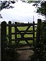 TM3055 : Kissing Gate on the footpath to Church Terrace by Geographer