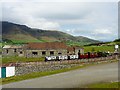 NY3224 : Engine house and train, Threlkeld Quarry by Rose and Trev Clough