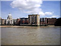 TQ3280 : Converted warehouses on Thames Embankment by PAUL FARMER