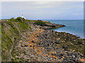 SH5186 : Rocky Shoreline, Moelfre by David Dixon