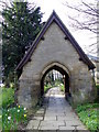 NZ1985 : Lych gate, St Mary's Church by Maigheach-gheal