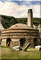 SH4094 : Beehive Kiln, Porth Wen by David Dixon