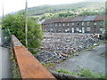 ST0391 : Remains of disused YMCA building, Porth by Jaggery