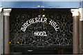 TQ2887 : "Winchester Hall Hotel" sign in wrought iron by Jim Osley