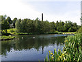 SJ9599 : Stamford Park Upper Lake by David Dixon