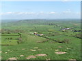 ST5138 : View looking East from Glastonbury Tor by David Hillas