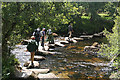 SX6773 : Dartmoor Forest: crossing in use by Martin Bodman