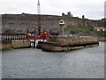 NZ9011 : New bridge, East Pier (2) by Mike Kirby