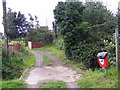 TM4159 : Footpath to the B1121 Aldeburgh Road by Geographer