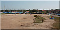 TG0343 : Blakeney Church on the horizon by John Salmon