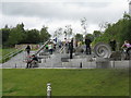 NS8580 : Water Park at the Falkirk Wheel by M J Richardson