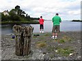 G8761 : Mooring post, Ballyshannon by Kenneth  Allen