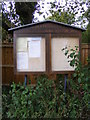 TM2153 : Clopton Parish Notice Board by Geographer