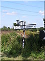 TM2152 : Roadsign on Stoney Road by Geographer