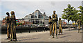 O1634 : The Famine Memorial, Custom House Quay, Dublin, Ireland by Christine Matthews