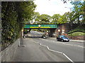 SJ8984 : Railway Bridge, Bramhall Lane South by David Dixon