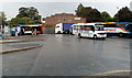 SO3013 : Buses in Abergavenny bus station by Jaggery