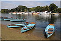 TQ1568 : Rowing boats on the Thames by Philip Halling