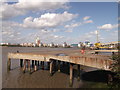 TQ4179 : Old Pier, Riverside Wharf by David Anstiss