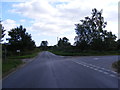 TM3754 : B1078 Orford Road, Tunstall by Geographer