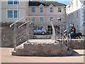 SX9372 : Steps between Marine Parade and promenade  by Robin Stott