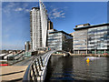 SJ8097 : Swing Bridge and BBC Buildings, Media CityUK by David Dixon