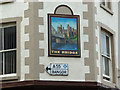 SH7877 : Pre-Worboys RAC road sign, junction of Castle St and Rose Hill St, Conwy by Phil Champion