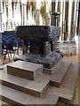 SK9771 : Font, Lincoln Cathedral by J.Hannan-Briggs