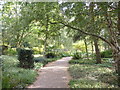 TF9528 : The Bug Walk footpath at Pensthorpe Park, Norfolk by pam fray