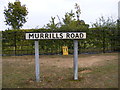 TM2042 : Murrills Road sign by Geographer