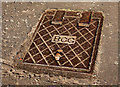 J3574 : "BCG" access cover, Belfast (1) by Albert Bridge