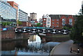 SP0586 : Roving Bridge, Birmingham Canal by N Chadwick