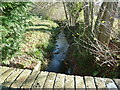 TQ5514 : Bull River flowing under Bull Bridge by Dave Spicer