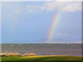 NH9184 : Double rainbow over the Moray Firth by sylvia duckworth