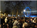 TQ3079 : London: New Years Eve crowds on Victoria Embankment by Chris Downer