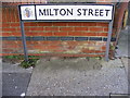 TM1845 : Milton Street sign by Geographer