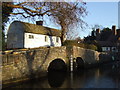 TQ5365 : Bridge over the Darent at Eynsford by Malc McDonald