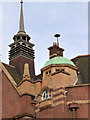 SO9198 : Wolverhampton Central Library (detail) by Alan Murray-Rust