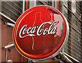 J3374 : "Coca-Cola" sign, Belfast by Albert Bridge