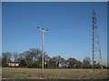 SP2579 : Disused Pylon by Nigel Mykura