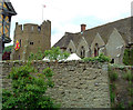 SO4381 : Stokesay Castle - Tower, Hall and curtain walls by Rob Farrow