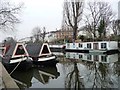 TQ2581 : Contrasting boats on the Paddington Branch by Christine Johnstone