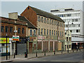 SO9198 : Disused shops in School Street, Wolverhampton by Roger  D Kidd