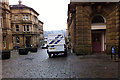 SE0925 : Pavement parking on Crossley Street, Halifax by Phil Champion