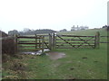 TV5197 : Gate near Cuckmere Haven by Malc McDonald