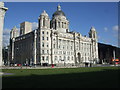 SJ3390 : The Port of Liverpool Building at the Pier Head. by Richard Hoare